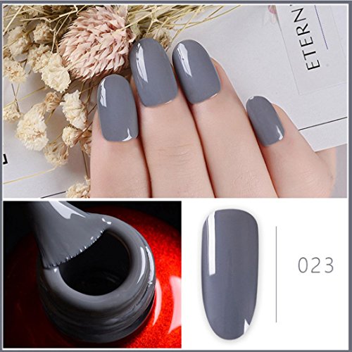 TAOtTAO Wine Red Nude Nail UV Gel Nail Polish Lasting Soak off Glitter Varnish DIY (V)