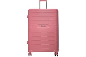 MODELISA - Maleta Grande De Viaje con 4 Ruedas Giratorias Rígida Equipaje Expandible Polipropileno 28'' 77,5X49X31cm, 110L, 3.96kg (Rosado, Grande)