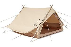 Naturehike Maison Tente de Camping pour 2 Personnes Tente Imperméable au Vent Tente Légère Petite Taille Tente Familiale en Coton pour Festival Camping Voyage Trekking Jardin
