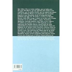 Sobre errores vulgares/ About Vulgar Errors