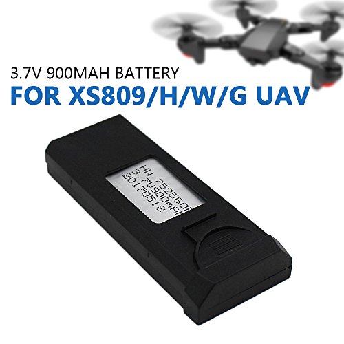 Preisvergleich Produktbild Hanbaili Lipo Batterieladegerät, 3.7V 900mAh Überladungsschutz und schnellere Aufladegeschwindigkeit für Visuo XS809 XS809HC XS809HW XS809W Faltbare RC Quadcopter Drone