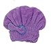 Upspirit(TM) Bowknot Coral Fleece Dry Hair Hat Wrapped Towel Hair Drying Bathing Cap(Purple)
