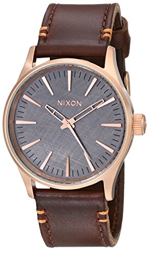 Rose Gold Watch Nixon Sentry 38 Gold Mens A377 Sentry 38mm - Main Image