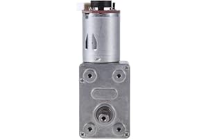 CCYLEZ DC 12V 10/20/30/40/100 RPM High Gear Motor with Encoder Strong Self-locking, Precious Metal Carbon Brush, Long Service Life, Low Noise(100RPM)