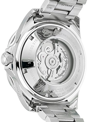 3045 pro diver reloj para hombre acero inoxidable automático esfera azul