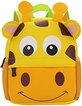 Gankarii® Little Kids Preschoo Backpack Childrens Rucksack Cute Animal Designs School Bag Rucksack - Giraffe