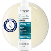 Vichy Ultra Soothing Treatment Shampoo, Relieves Sensitive Scalp, Nourishes and Repairs, Anti-Itch, Silicone-Free, For Oily H