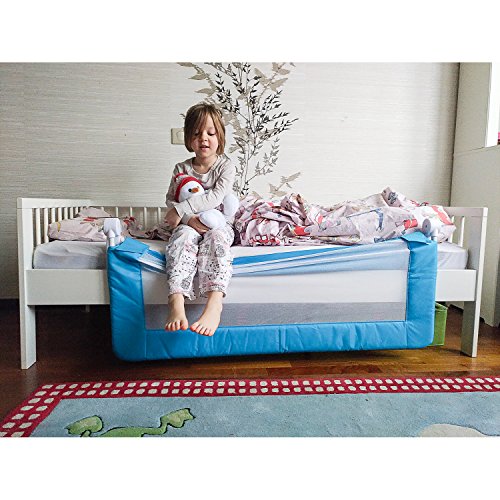 Tatkraft Guard Faltbare Kinder Bettgitter Stahl Kunststoff Polyester 120X47X65cm - 3