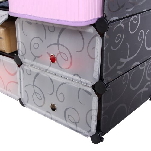 Songmics Armario de almacenaje de ropa Estantería por módulos