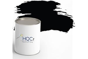HQC Anti Mould Paint, Mould Resistant, High-Hide Stain Blocking Interior/Exterior, Waterproof Mould Protection Kitchen & Bathroom Sealant, Mould Condensation Moisture and steam resistant, Anti Bacterial and Fungal, Prevent Mildew - 0.5L (Black)