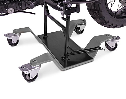 Peana aparcamiento BMW R 1200 GS por Caballete Central ConStands Mover II, max. 400 kg, gris