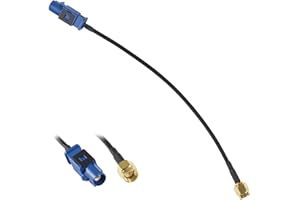 ALMOCN Fakra to SMA Cable Fakra"C" Male to SMA Male Cable RG174 15cm 6inch for Fakra DAB Aerial GPS Antenna Fakra GPS Modul Tracking Antenna GPS Navigation System GPS Receivers