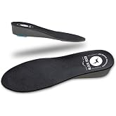 Black Deer 4 CM Topuk Y&uuml;kseltici, Tam Boy Uzatıcı Tabanlık, Boy Uzatan, Sert Y&uuml;zey, Unisex Siyah (L)