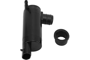 RUIRUIY Pompa lavacristallo, pompa lavacristallo con anello di tenuta 93731451 ABS nero di ricambio antiusura per Chevrolet Captiva 2007-2011