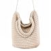 Produktbild WDOIT Strohtaschen Damen Handtaschen Sommer Strohsack Crossbody Tasche Retro Schulterbeutel Freizeit Geflochten Strandtasche