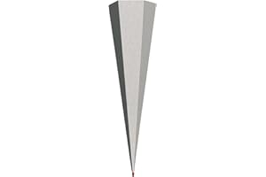 ROTH Schultüten-körper groß aus Karton zum Basteln - 100 cm Rohling 6-eckig Rot(h)-Spitze ohne Verschluss