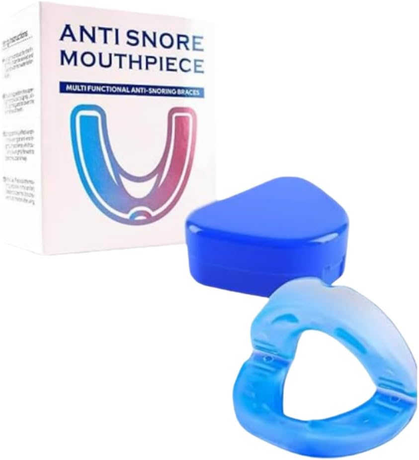 Syruna Boquilla Antironquidos Syruna - Férula bucal,El Diseño Ergonómico Eficazmente los Ronquidos,Fácil de usar y fácil de limpiar Trae paz a tu noche. (1 Pcs)