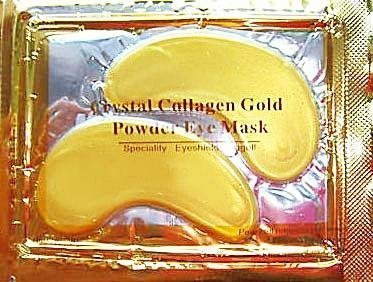 10 Pack - Gold Collagen Eye Mask - Anti Aging, Wrinkles, Moisturising, Blemishes, Firming, Toning, Dark Circles, Smoothing Skin, Natural Lift, Crows Feet