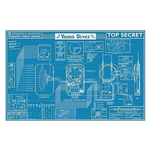 Preisvergleich Produktbild Warehouse 13 Replik 1 / 1 The Farnsworth Blueprint (HEO)