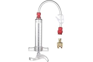 Dymoece Bicycle Tubeless Tire Sealant Injector Syringe and Presta Valve Core Removal Tool Set for Stans No Tubes sealant