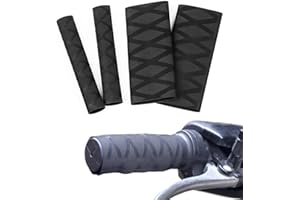 BOPRKTM 2 Paar Griffüberzieher Komfort Griffüberzug Motorrad Lenkergriffe Rutschfeste Wärschrumpfbare Motorradgriffabdeckung,für Motorrad,Mountainbike