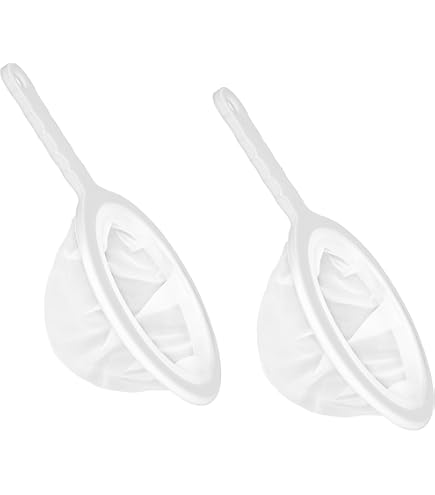 Générique Sacs à Lait De Noix Réutilisables, 4 Tailles, Microns, En Nylon, Maille, étamine, Pour Filtrer Le Yaourt, Le Lait, Filtre Pour Café Infusé à Froid(Couleur:60 Mesh 250 Micron,Taille:40 X 60 C