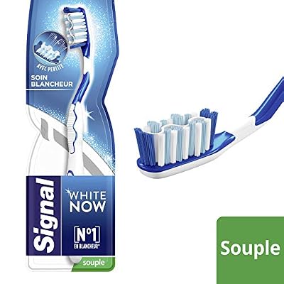 Signal brosse à dents soin blancheur souple - Lot de 2 - Modèle aléatoire