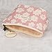 LHWY Portable Travel Cosmetic Bag Makeup Case Pouch Toiletry Wash Organizer Beige (pink)