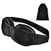 Produktbild Schlafmaske Damen und Herren, 3D Schlafbrille Weich Memory-Schaumstoff Augenmaske innovativ gewölbter Form für Reisen, Nickerchen, Schichtarbeit-Schwarz