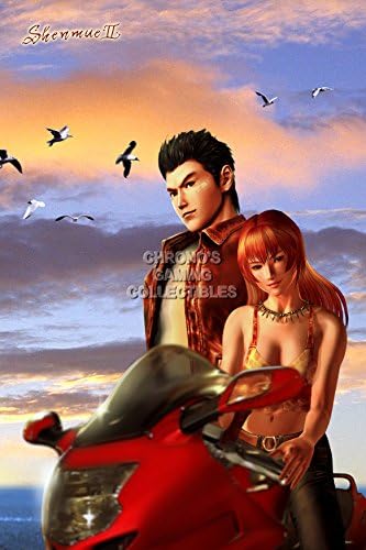 CGC Huge Poster GLOSSY FINISH - Shenmue II Ryo and Joy Dreamcast Xbox - SHE003 (24" x 36" (61cm x 91.5cm))