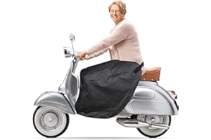 MEENEWCHING Beinschutz Roller Winter, Regenschutz Roller Motorroller, Wetterschutz, Regenschutz, Windschutz, Winter Fleece, Abdeckschutz, Roller Winterschutz