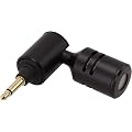 Microphone pliable avec connecteur droit de 3,5 mm, 2/3/4 pôles, pour carte son de téléphone, ordinateur, microphone portable flexible avec réduction du bruit, pour enregistrement de scène (2 pôles)