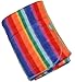 Cornish Daisy Rainbow Striped Design Polyester fleece baby or toddler blanket