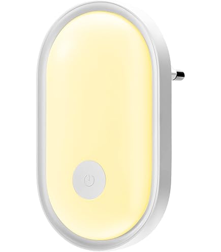 LED Nachtlampje - 0,36W - 3000K warm wit licht - Met dag/nacht sensor