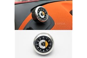 BRALEM Orologio per Auto, Per Smart Fortwo Forfour 451 453 450 452 454, Strumento Elettronico, Ornamento Console Centrale Auto, Accessori per la Decorazione Interni