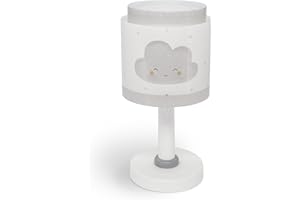 DALBER Lámpara de mesa o mesilla infantil Baby Dreams Nube gris, 76011E, E14