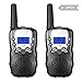 Produktbild FUNTOK Walkie Talkie für Kinder Mini Walkie Talkies Handheld Funkgeräte Zweiwegradio mit Fernstreckenbereich mit LED Leuchten 2PCS Schwarzes