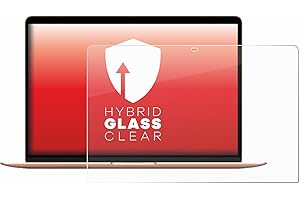 upscreen Protecteur d´Écran en Verre Trempé compatible avec Apple MacBook Air M1 2020 – Glass-Plastique 9H Dureté