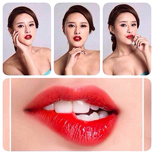 VWH 6pcs Tätowierung Magisch Farbe Abziehen Maske Tönung Lang Anhaltend Matt Wasserfest Lip Gloss lippenglanz -Lippenstift - 6