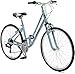 Produktbild Critical Cycles Damen Barron Hybrid Bike 21 Speed Lady's Step-Thru 14in (XS) Bicycle, Powder Blue, X-Small