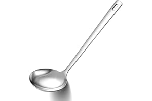 Berglander Stainless Steel Soup Ladle, 30cm Durable Ladel for Serving or Cooking, Dishwasher Safe, Durable & Rust-Resistant Cooking Utensil