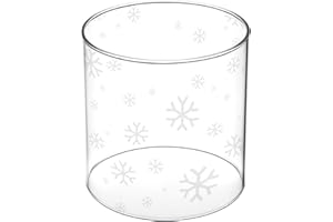 LVACODV Lantern Glass Globe: for Camping Lanterns. Clear Lantern Globe Compatible with Coleman Fuel Lanterns（Snowflake）