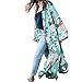 Produktbild Kleidung Damen DAY.LIN Frauen Böhmen Floral Quaste lange Kimono übergroße Schal Tops Damenmode lange Strickjacke (2XL)