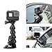 Price comparison product image Jaws Flex Suction Cup Car Mount Holder, iKNOWTECH Flexible Gooseneck Extension with Phone Holder for GoPro Hero 6 5 Black,4 Session,4 Silver,3+,SJ6000,YI,LD6000,iPhone X/8 Plus/7/6,Samsung & more