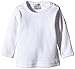 Pippi Unisex Baby 1449 Long Sleeve with Buttons O.Shoulder Blouse, White, 0-3 Months (Manufacturer Size:50)