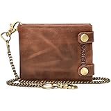 LEABAGS El Paso Geldbeutel aus echtem Büffel-Leder im Vintage Look - CrazyVinkat