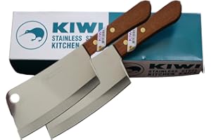 EMOBUG Kiwi brand couteau thai, couteau chef asiatique thaïlandais couteaux de cuisine, Modèle n° 830 (2 pièces)