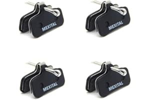 MEXITAL 4 Coppie Pastiglie Freno a Disco per Shimano Saint BR-M810 M820 XTR BR M9120, Zee BR-M640 MT420 MT501 MT520, Deore XT BR M8020 M8120 M6120 SLX, Tektro HD M745 735 725 750 TRP G-Spec,Quadiem