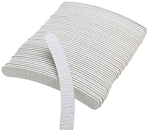 Dermastil, 50 Stück Banana Nagelfeilen Profi Qualität grau 100/180 - 3