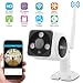 Produktbild DIDseth Überwachungskamera 1080P WLAN & LAN IP Außenkamera 360°Panorama Sicherheitskamera Bewegungsmelder ONVIF IP66 Wasserdicht P2P mit APP (bis zu 128 GB Micro SD)
